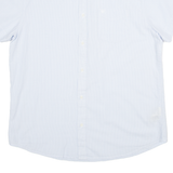WRANGLER Regular Mens Shirt Blue Striped XL