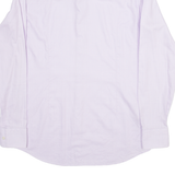 HUGO BOSS Jaron Slim Fit Mens Plain Shirt Purple Long Sleeve S