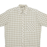 Mens Shirt Beige 90s Check M