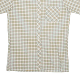 Mens Shirt Beige 90s Check M
