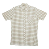 Mens Shirt Beige 90s Check M
