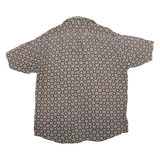Mens Shirt Red Crazy Pattern XL