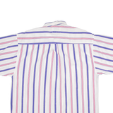PUT IT ON Mens Shirt White 90s Striped L