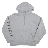 ADIDAS Womens Grey Hoodie UK 16