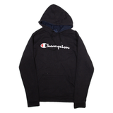 CHAMPION Womens Black Hoodie M