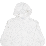 NIKE Womens White Hoodie S
