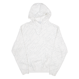 NIKE Womens White Hoodie S
