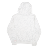 NIKE Womens White Hoodie S