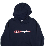 CHAMPION Womens Blue Hoodie XL