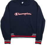 CHAMPION Womens Blue Hoodie XL