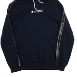 CHAMPION Womens Blue Hoodie XL