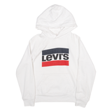 LEVI'S Womens White Hoodie XS