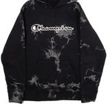 CHAMPION Womens Black Hoodie M
