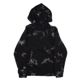 CHAMPION Womens Black Hoodie M