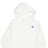 CHAMPION REVERSE WEAVE Womens White Hoodie S