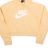 NIKE Womens Orange Hoodie L