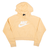 NIKE Womens Orange Hoodie L