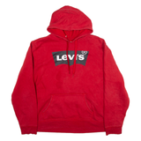 LEVI'S Womens Red Hoodie 2XL