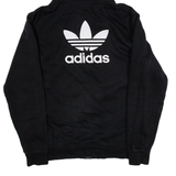 ADIDAS Womens Black Hoodie Full Zip S