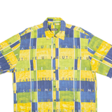 EIN HORN Planets Mens Plain Shirt Yellow L