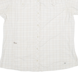 COLUMBIA Omni Shade Sun Protection Mens Shirt Beige Check XL