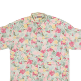 EINHORN Mens Shirt Green Floral L