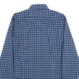 CALVIN KLEIN Slim Fit Mens Shirt Blue Check Long Sleeve M