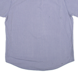 TOMMY HILFIGER Classic Fit Mens Shirt Blue Striped Long Sleeve XL