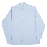 Mens Shirt Blue Long Sleeve XL