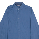 TOMMY HILFIGER Slim Fit Mens Shirt Blue Long Sleeve M