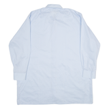 MARSUM Mens Shirt Blue Striped Long Sleeve 2XL