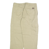 DICKIES Cargo Mens Trousers Beige Regular Straight W30 L32
