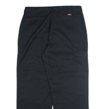 DICKIES Workwear Mens Trousers Black Regular Straight W38 L32