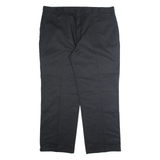 DICKIES Workwear Mens Trousers Black Regular Straight W44 L32