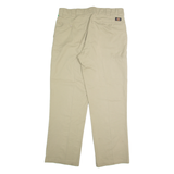 DICKIES Chino Mens Trousers Beige Regular Straight W36 L32
