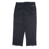 DICKIES Chino Mens Trousers Black Regular Straight W34 L27