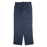 DICKIES Chino Mens Trousers Blue Regular Straight W36 L33