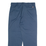 DICKIES Chino Mens Trousers Blue Regular Straight W36 L32