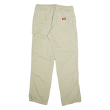 DICKIES Carpenter Cargo Mens Trousers Beige Regular Straight W30 L30