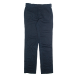 DICKIES Chino Mens Trousers Blue Slim Straight W30 L32
