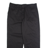 DICKIES Chino Mens Trousers Black Regular Straight W40 L30