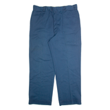 DICKIES Chino Mens Trousers Blue Regular Straight W38 L28