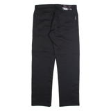 DRIVER Mens Trousers Black Regular Straight W34 L31