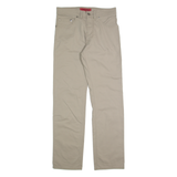 PIERRE CARDIN Mens Trousers Beige Regular Straight W30 L32