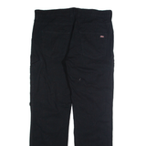 DICKIES Mens Trousers Black Regular Straight W36 L34