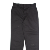 DICKIES Chino Mens Trousers Black Regular Straight W32 L32