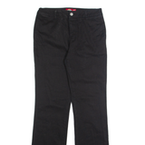 DICKIES Chino Womens Trousers Black Regular Straight W27 L31