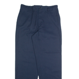 RED KAP Chino Mens Trousers Blue Regular Straight W32 L31