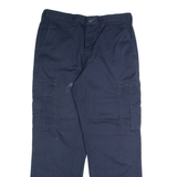 DICKIES Cargo Mens Trousers Blue Regular Straight W34 L32