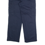 DICKIES Cargo Mens Trousers Blue Regular Straight W34 L32